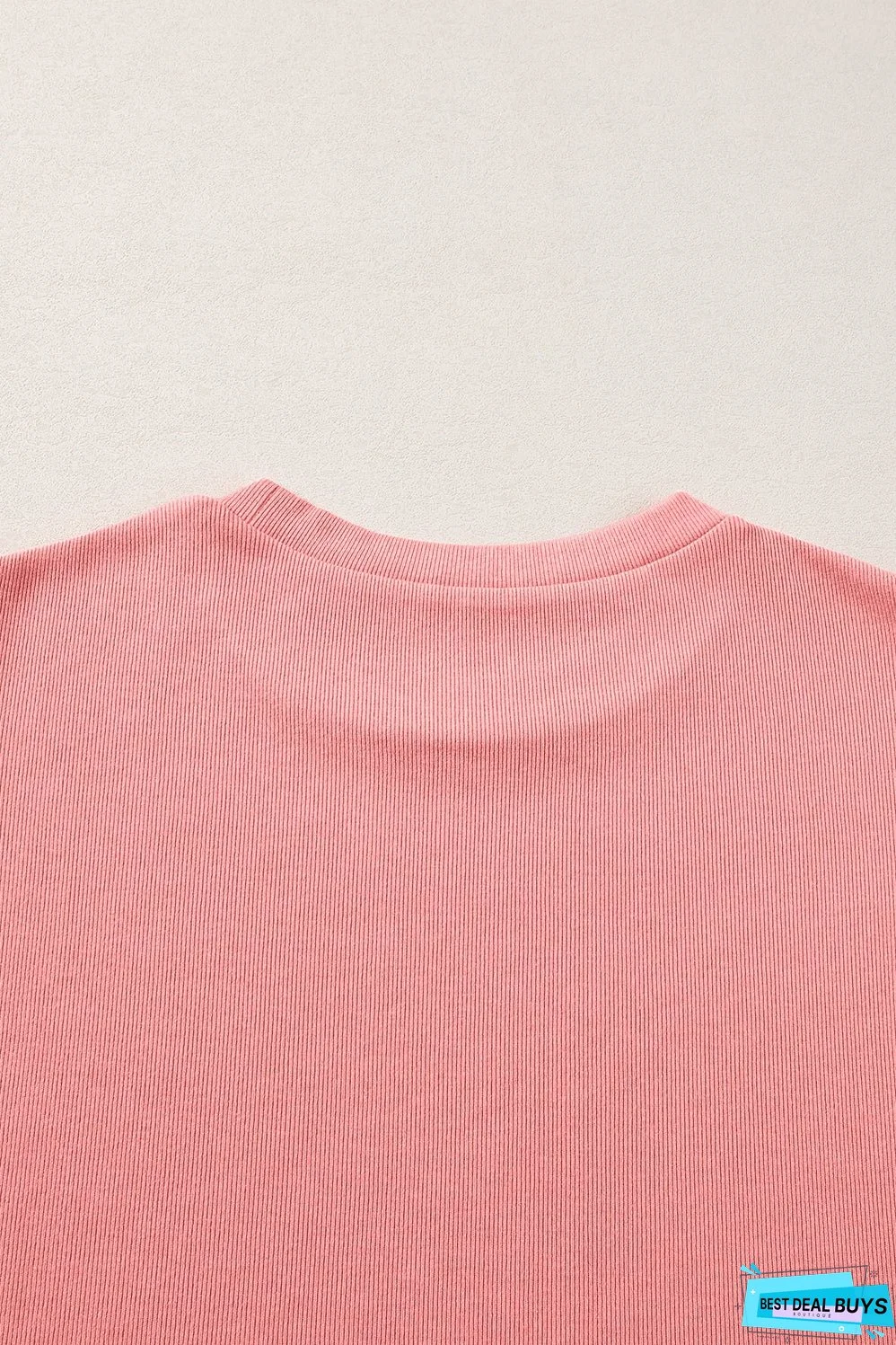 Contrast Ricrac Floral Sleeve Top