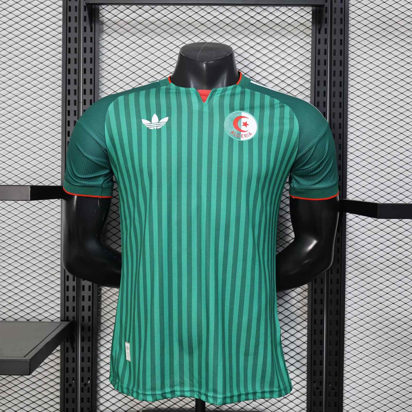 2026 Player Version Algeria National Team Green Football Shirt（The player version jersey is a bit tight, please pay attention to the size selection）