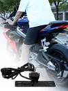 Electric Motorcycle License Plate Mount for CFMOTO 450SR 450NK 450MT 675NK Universal License Plate Holder Adjustable 160-Degree Rotation