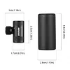 CO2 Bicycle Pump Schrader  Valve Mini Hand Pump for MTB Road Bike (Black)