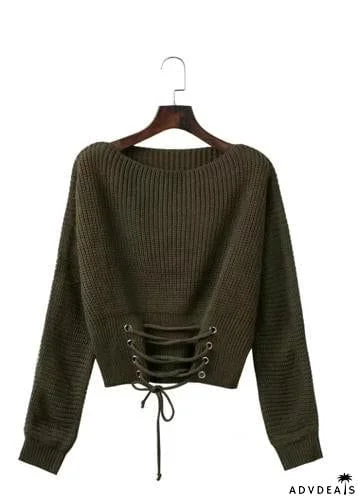 Off Shoulder Lightweight Chunky Sweater