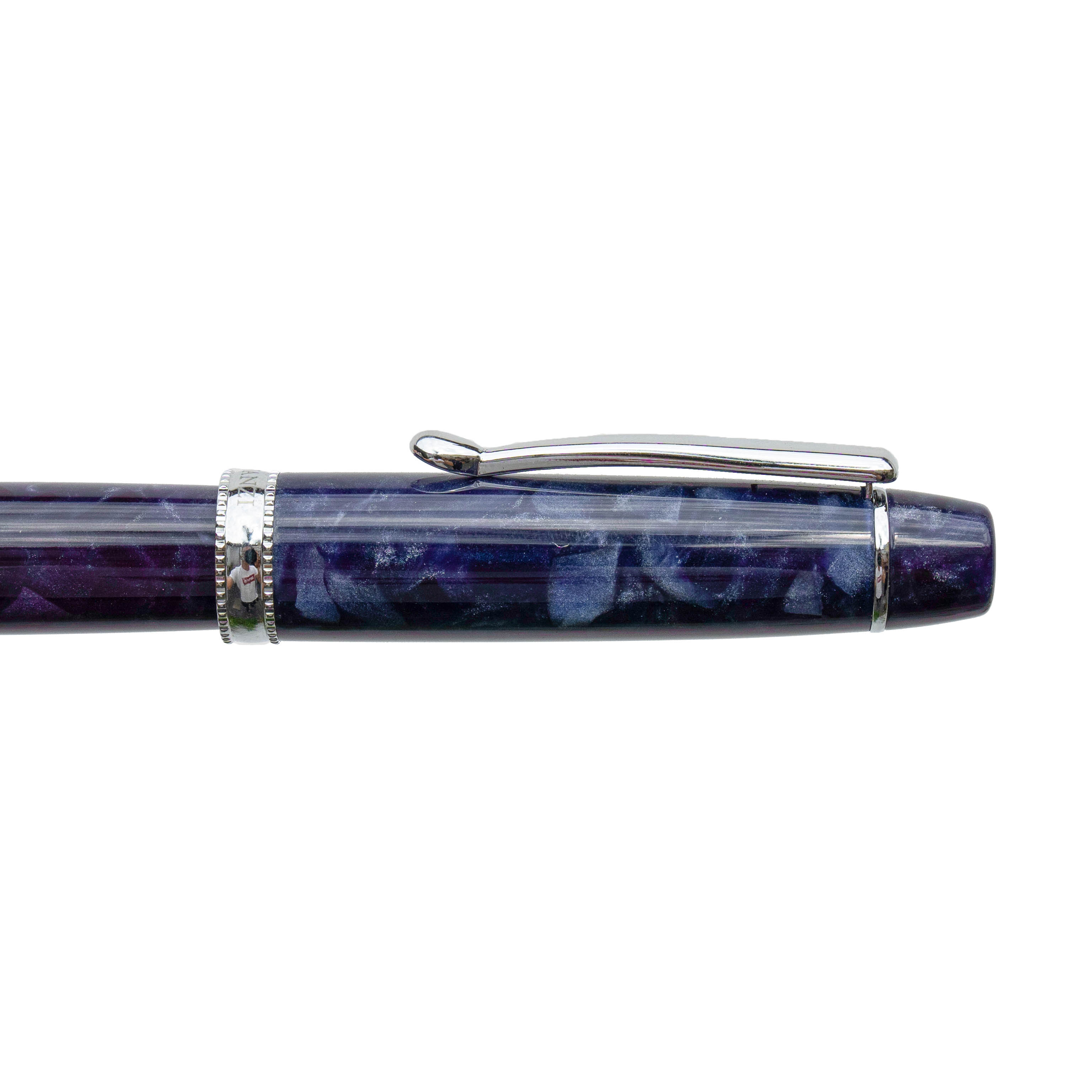 TIANZI T01 Piston-filling Fountain Pen in Mauve_Cap