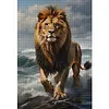 Lion-11CT Stamped Cross Stitch 40*70cm(Big Size) tapestrymarket