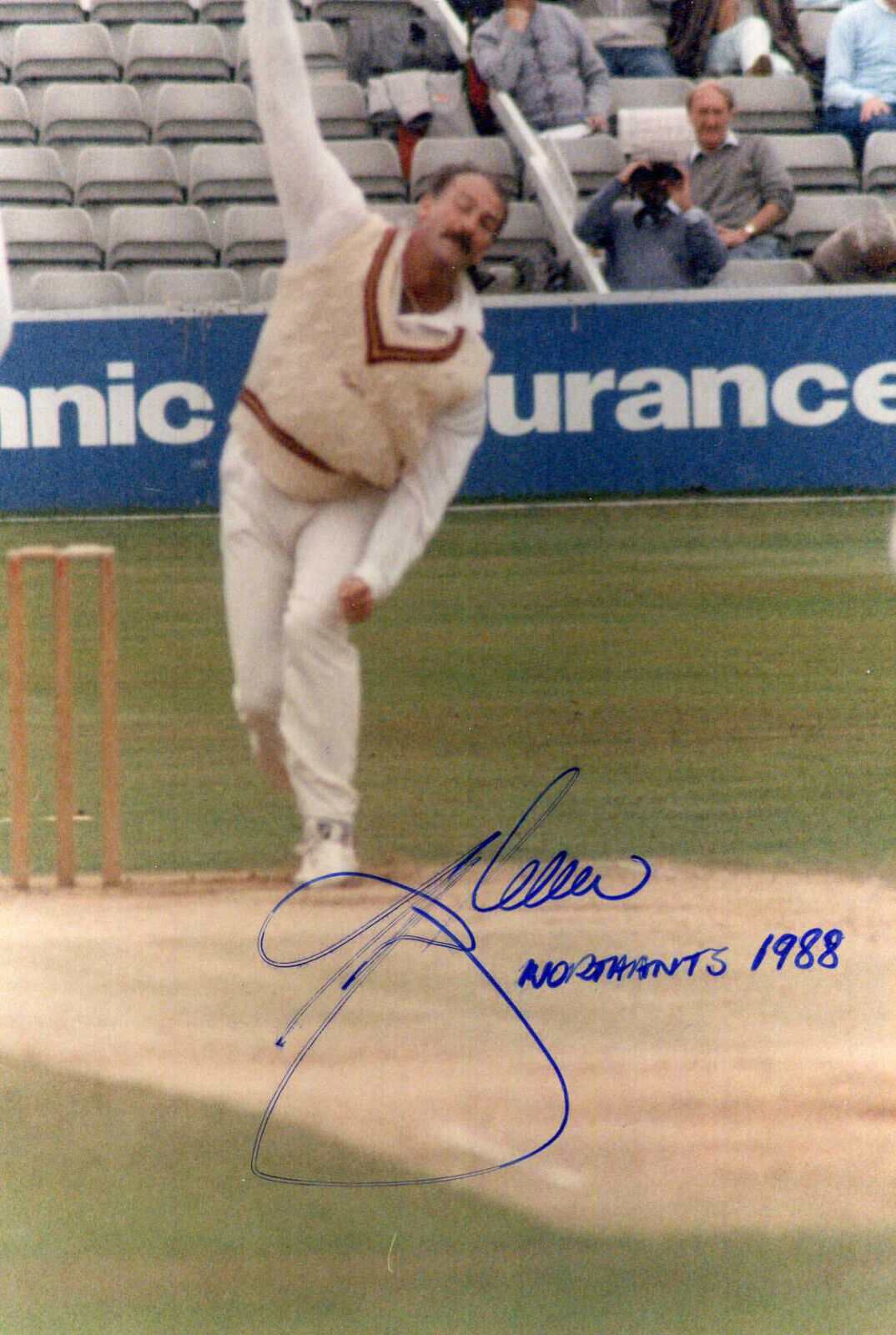 DENNIS LILLEE Signed Photo Poster paintinggraph - Australia & Northants Cricket bowler preprint