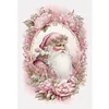 (Stamped/Counted) Pink Santa - 14CT Cross Stitch 45*65cm/17.72*25.59in(Big Size)