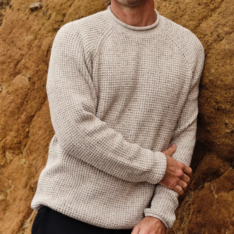 Men's Recycled Cotton Turtleneck Sweater