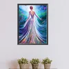 >SALE<5D DIY Full Round Drill Partial AB Diamond Painting Garden Princess Back 45x60cm