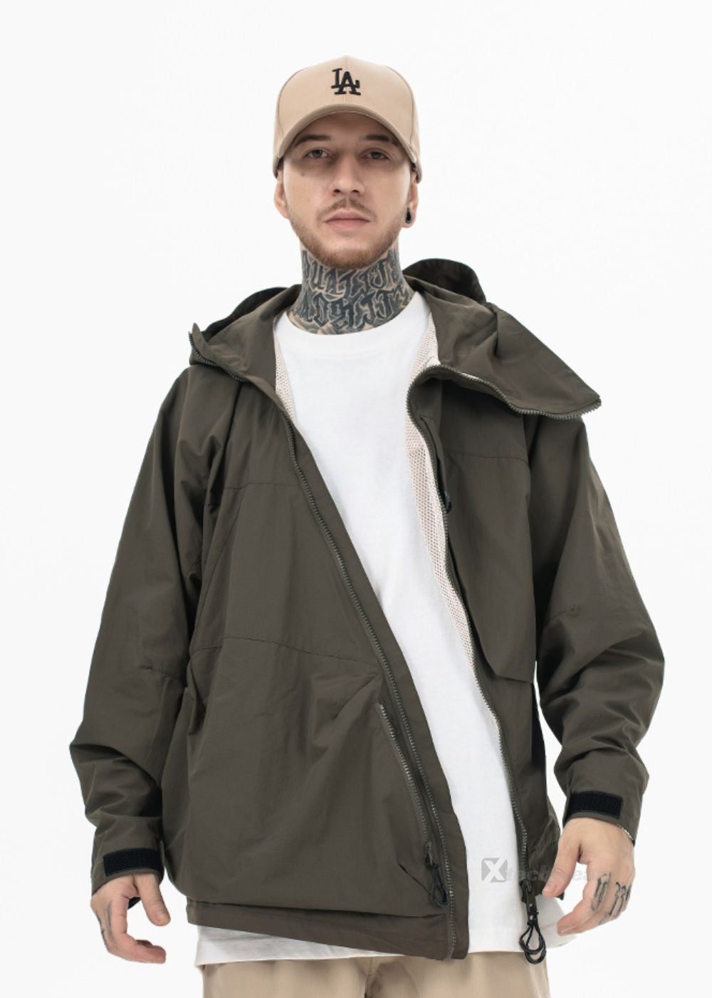 Inclined Zipper Jacket Techwear - X techwear-x