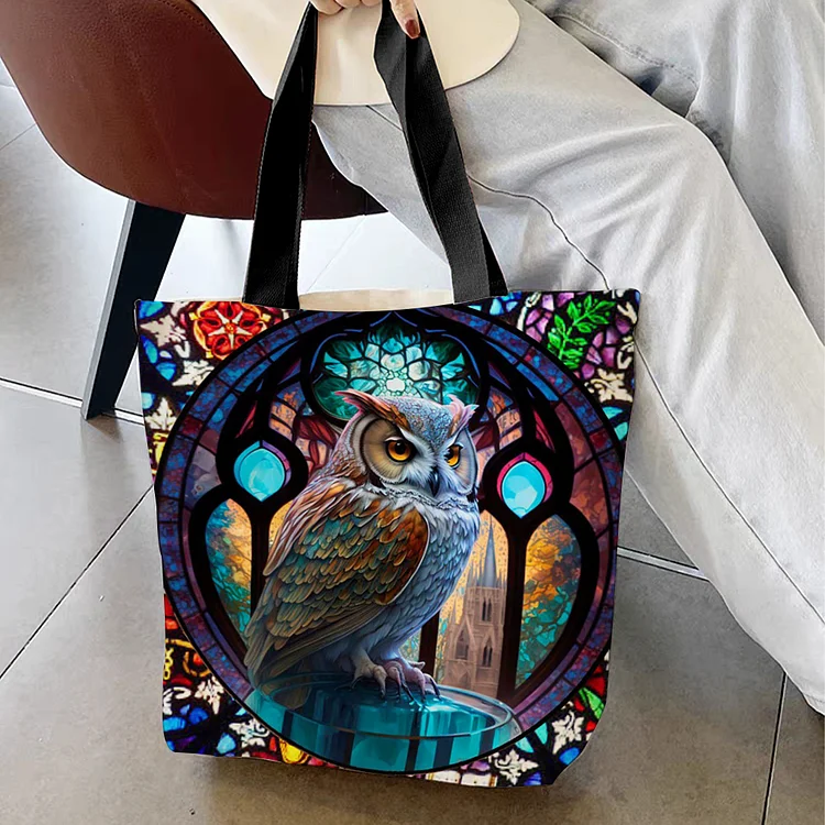 Shopper Bag - Glass Art - Ow 11CT Stamped Cross Stitch 40*40CM (46 Colors)