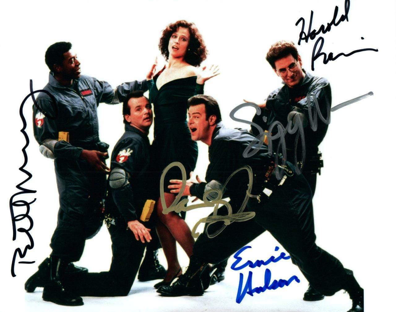 Dan Aykroyd Murray Weaver Ramis +1 signed 8x10 Picture autographed Photo Poster painting and COA