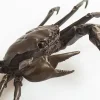 Brass Crab Tea Pet Ornament, Metal Crab Statue Handicraft Tea Pet Tea Playing