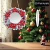Christmas Flowers DIY Diamond Painting Mirror Kit Diamond Art Makeup Mirror
