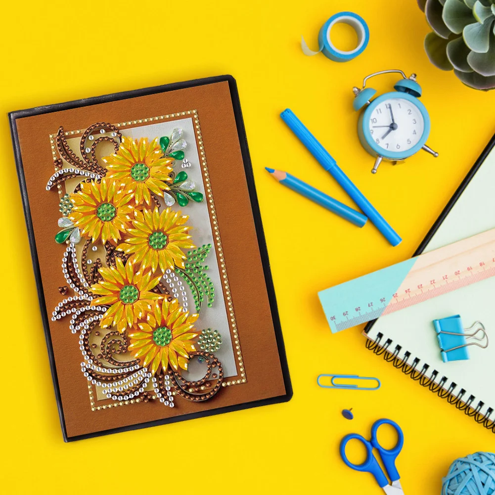 Special Shaped Diamond Painting 50 Pages A5 Notebook DIY Sketchbook【No Strip】