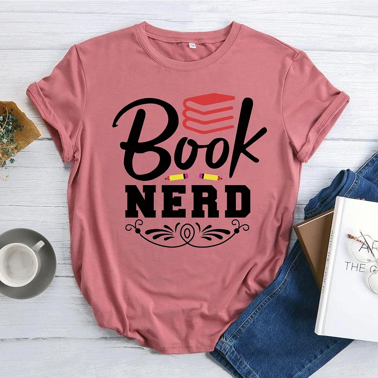 ANB - Book Nerd T-shirt Tee-013087