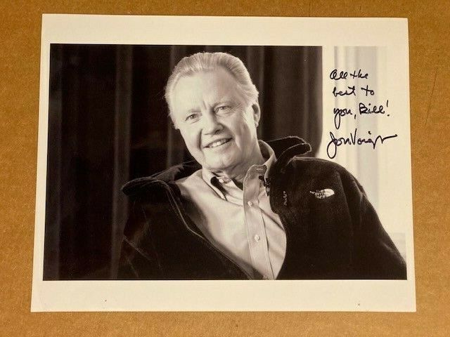 Jon Voight Boldly Signed 8x10 Close-up Photo Poster painting with COA