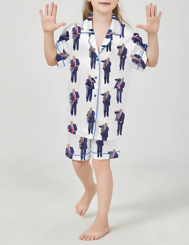 America Kid's Short Pajama Set