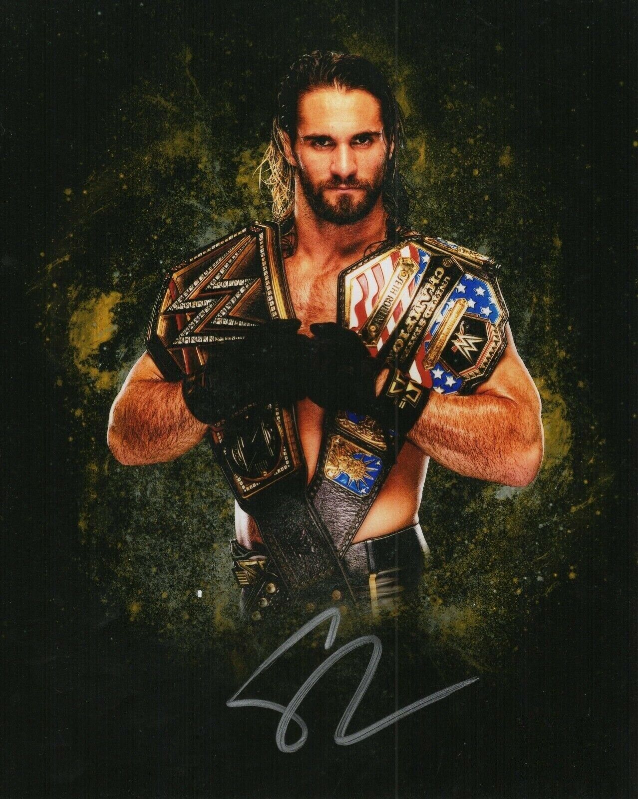 Seth Rollins ( WWF WWE ) Autographed Signed 8x10 Photo Poster painting REPRINT ,