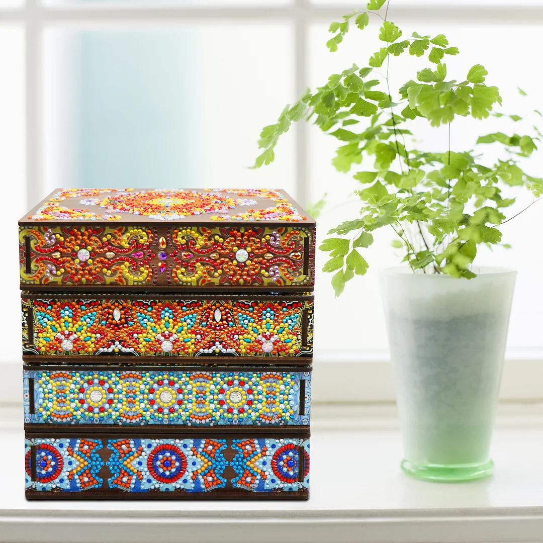 Diamond Painting Jewelry Storage Box DIY Special Shaped Drill Case