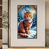 Cat - Diamond Painting - Full Round Drill (Canvas|40*70cm)
