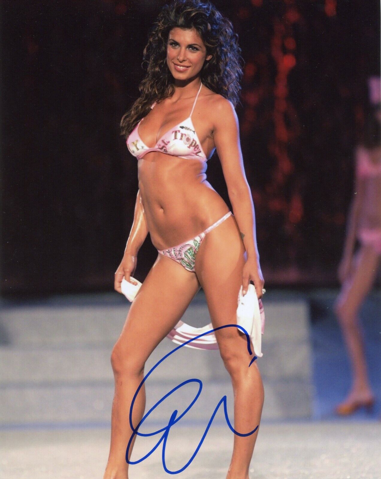 ~~ ELISABETTA CANALIS Authentic Hand-Signed SEXY MODEL