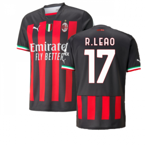 Maillot Milan AC Rafael Leao 17 Domicile 2022/2023