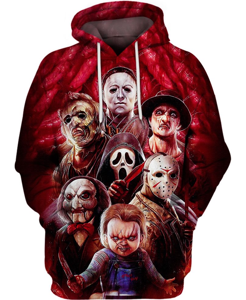 Horror Movie Killers Hoodie & T Shirt