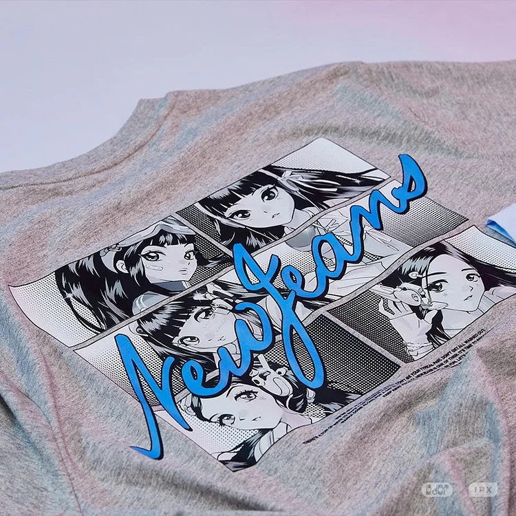 NewJeans POP-UP STORE THE POWERPUFF GIRLS Comic T-shirt