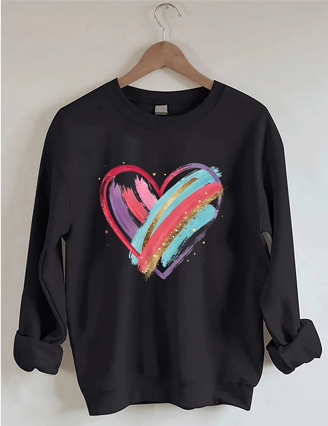 Valentines Day Heart Sweatshirt