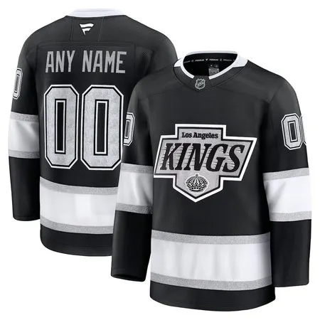 Youth Los Angeles Kings  Black Home Custom Jersey