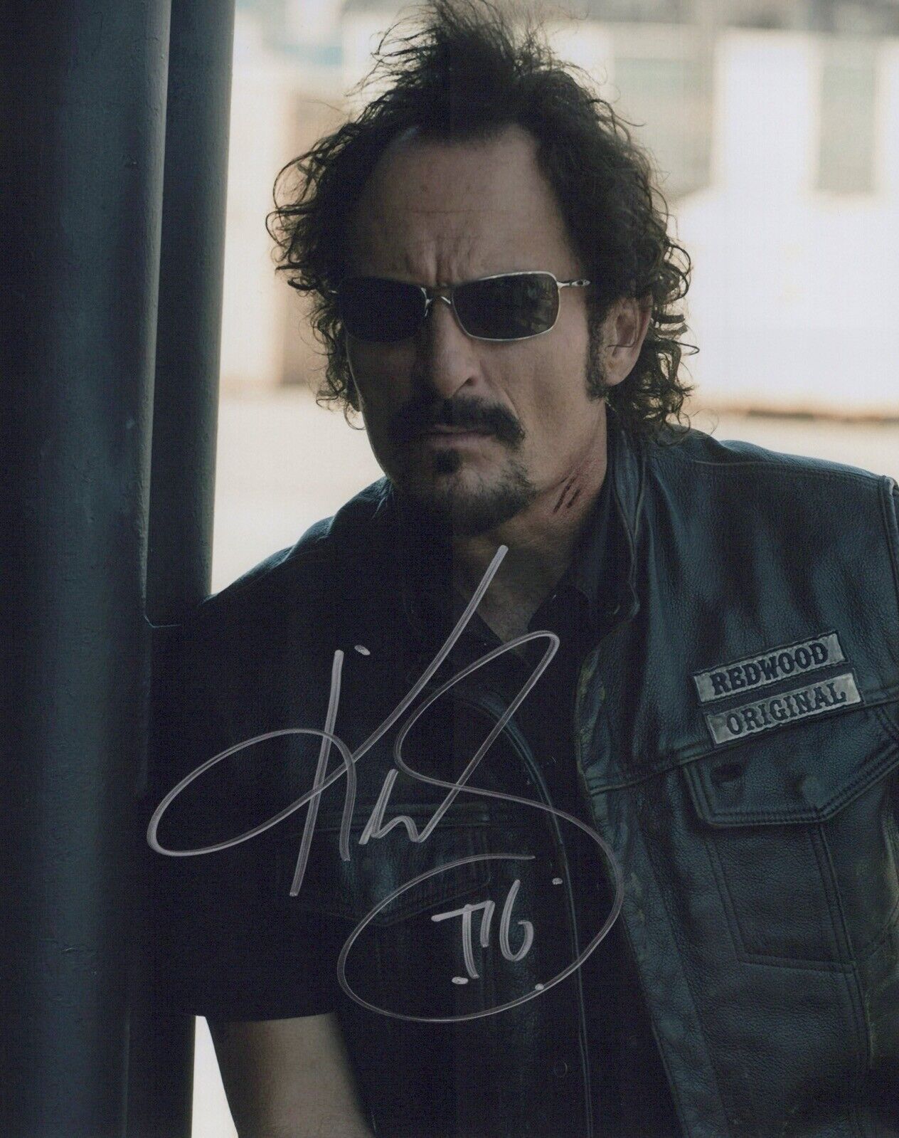 Sons of Anarchy 8x10 Photo Poster painting signed by actor Kim Coates