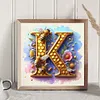 >SALE<5D DIY Full Round Drill Diamond Painting Letter K Home Decor Art Craft 30x30cm