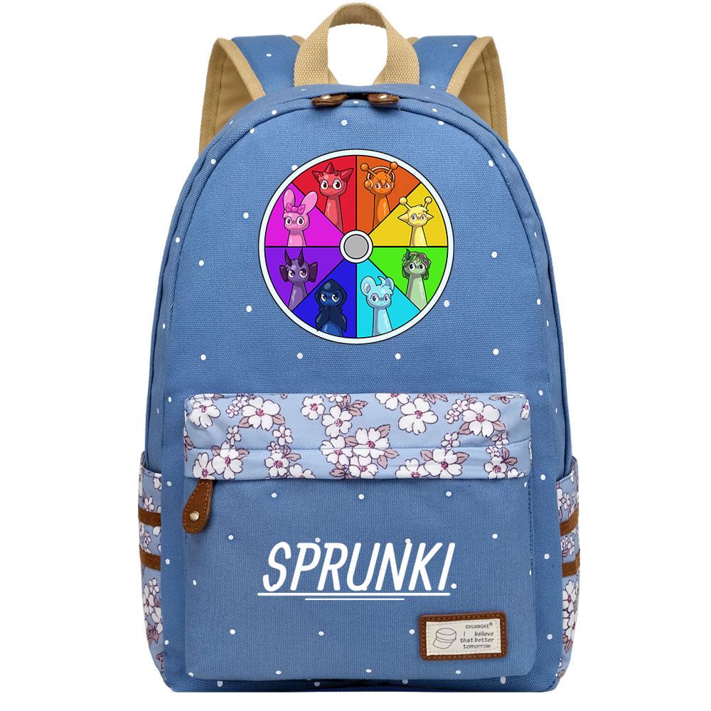 Mayoulove Sprunki Backpack Lightweight Durable Design for School and Outdoor Activities-Mayoulove