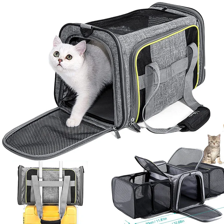 Breathable Pet outdoor Portable Expandable Handbag 1