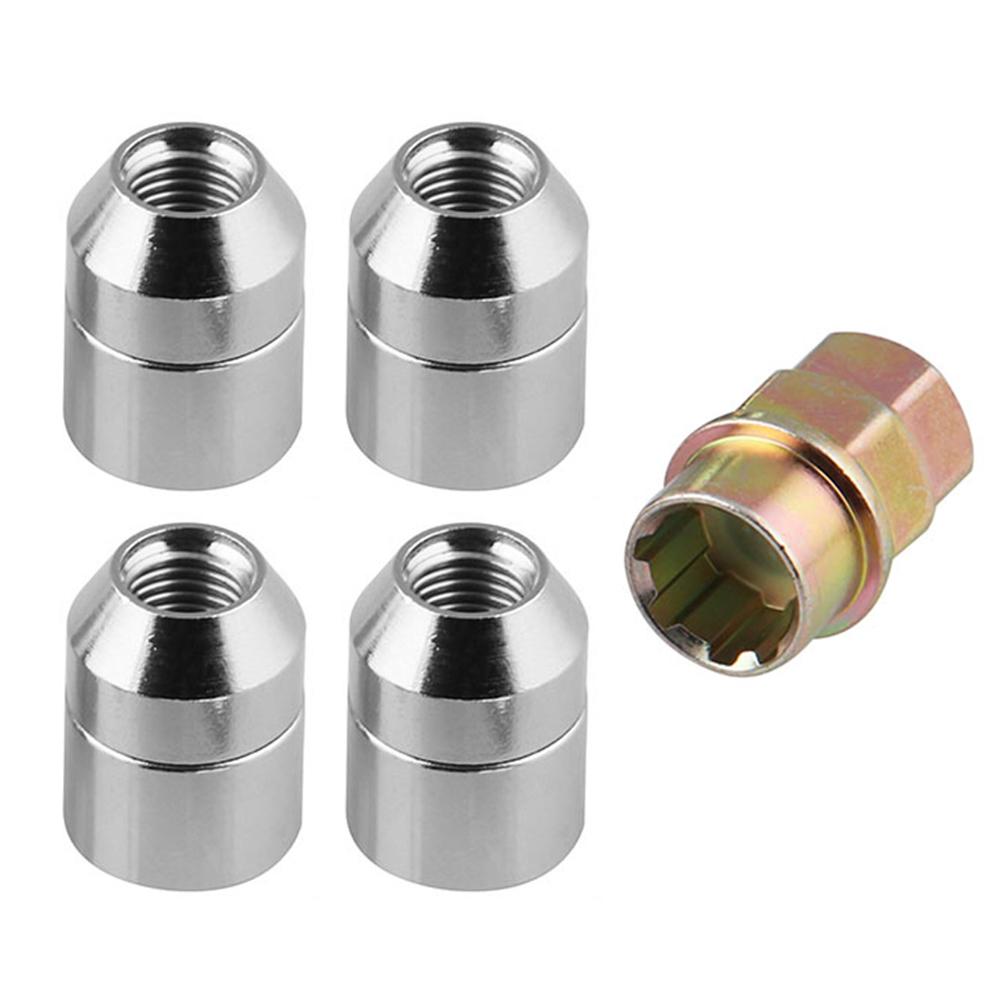 

M12x1.5 Wheel Lock Lug Nuts 4 Anti Theft Locking Nuts+1 Key Set Universal, 501 Original