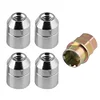 4 Locking Nuts 1 Key Easy Installation Tire Wheel Lock Anti-Theft Screw Lug Nuts