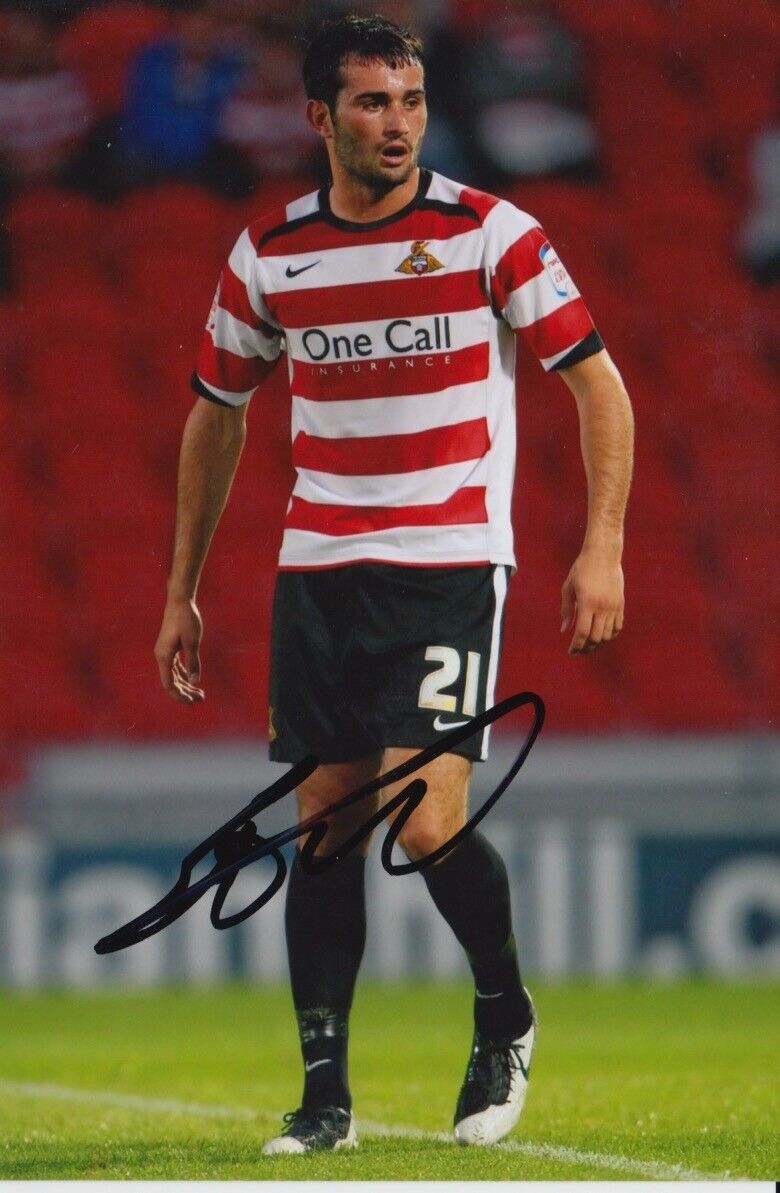 DONCASTER ROVERS HAND SIGNED SAM HIRD 6X4 Photo Poster painting 1.