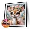 >SALE<5D DIY Partial Special Shaped Drill Diamond Painting Sika Deer Decoration40x40cm
