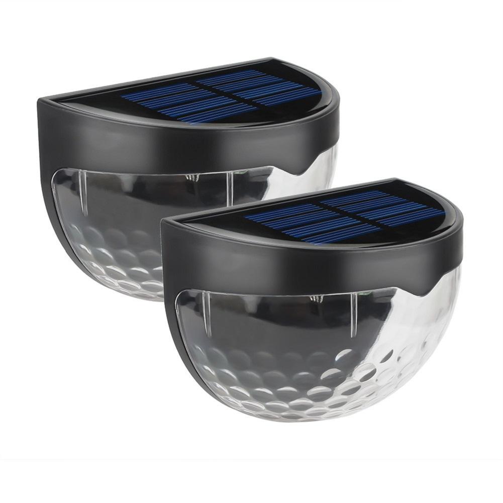 

4xSolar fence light 6LED semicircular table ladder light garden wall light, 501 Original