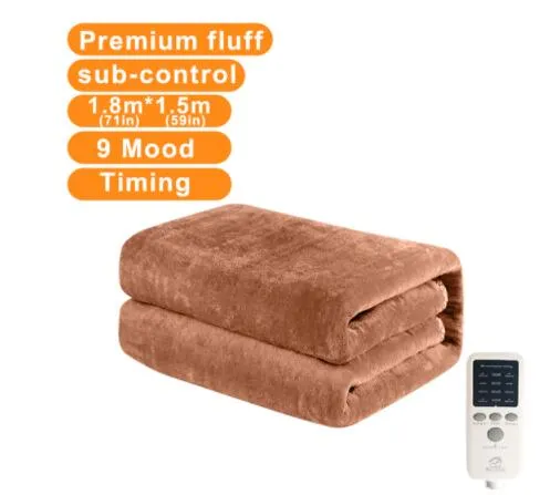1.8m Electric Blanket EU US Heater Warm Mattress Constant Temperature Winter Warm Thickening Heater Heater Carpet Safety