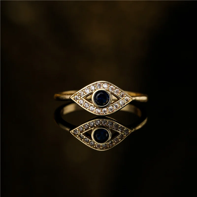 Evil Eye Protection Blessing Copper Ring