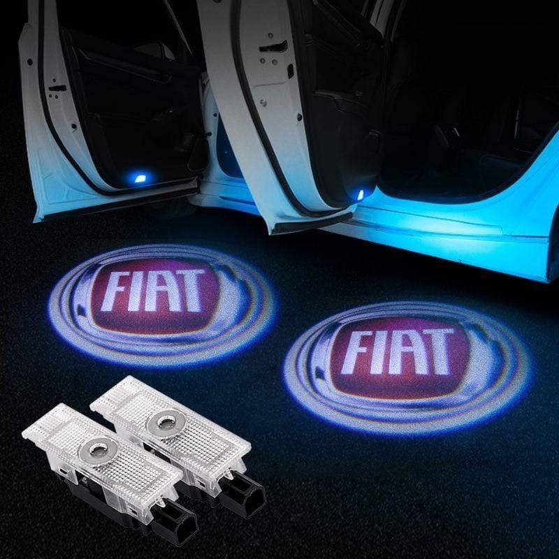 2X LED Car Door Welcome Light HD Logo Courtesy Projector Ghost Laser Fiat  dxncar