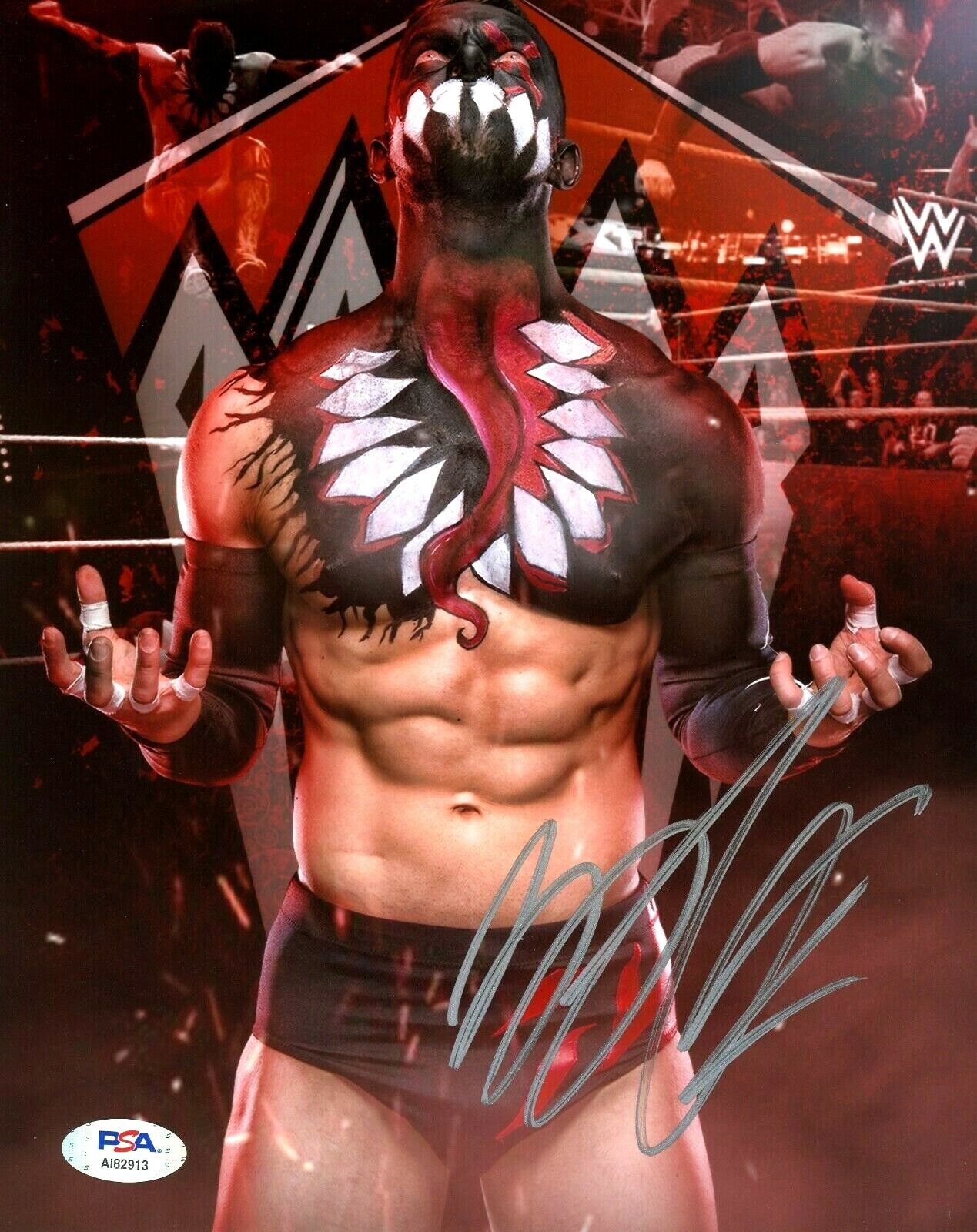 WWE FINN BALOR HAND SIGNED AUTOGRAPHED 8X10 Photo Poster painting WITH PROOF AND PSA DNA COA 65