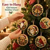 6pcs DIY Pearl Diamond Painting Christmas Tree Hanging Ornaments