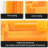 2Pcs Cigarette Bursting Beads Pusher Box Cigarette Filter Capsule Box for Hiking