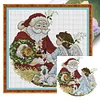 【Limited Stock Sale】Santa Claus And Angel-14CT Stamped Cross Stitch 26*27cm/10.24*10.63in tapestrymarket