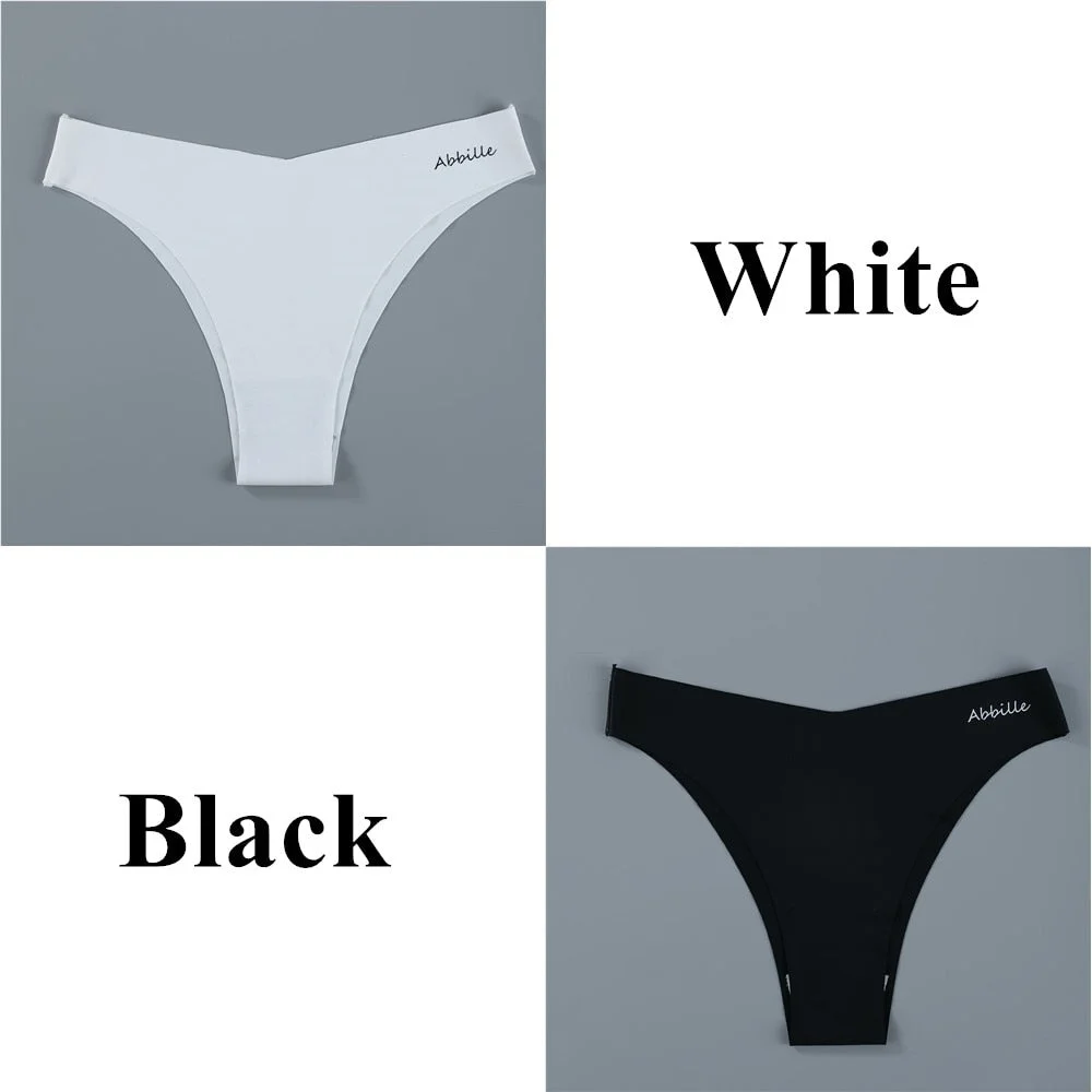 Seamless Women Pantys Girls Thongs Low Waisted Soft Woman Panties Briefs Fashion Solid Colors M-XL Sexy Underpants For Women New