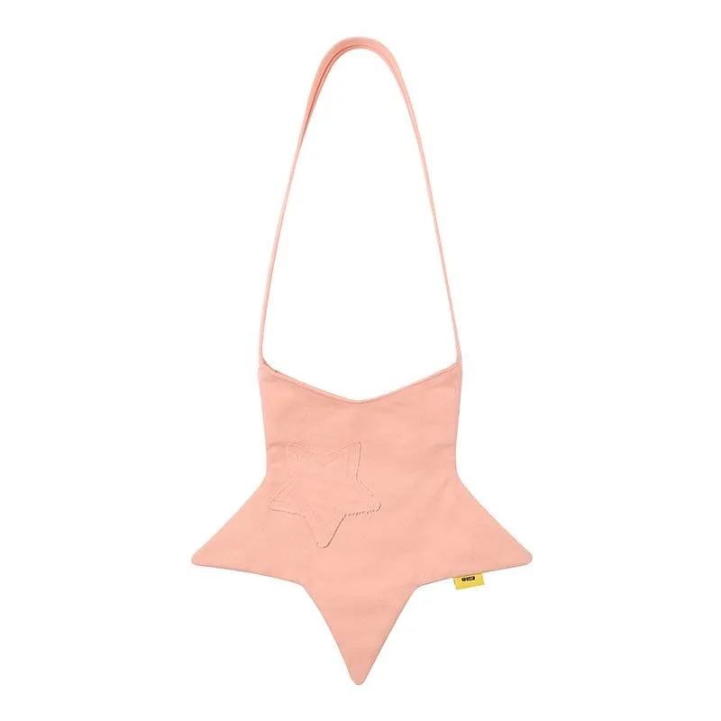Pongl Women Bag New Canvas FLAP Star Casual Solid Zipper Soft Shoulder Bag Purses and Handbags Crossbody Girls Bag Unisex