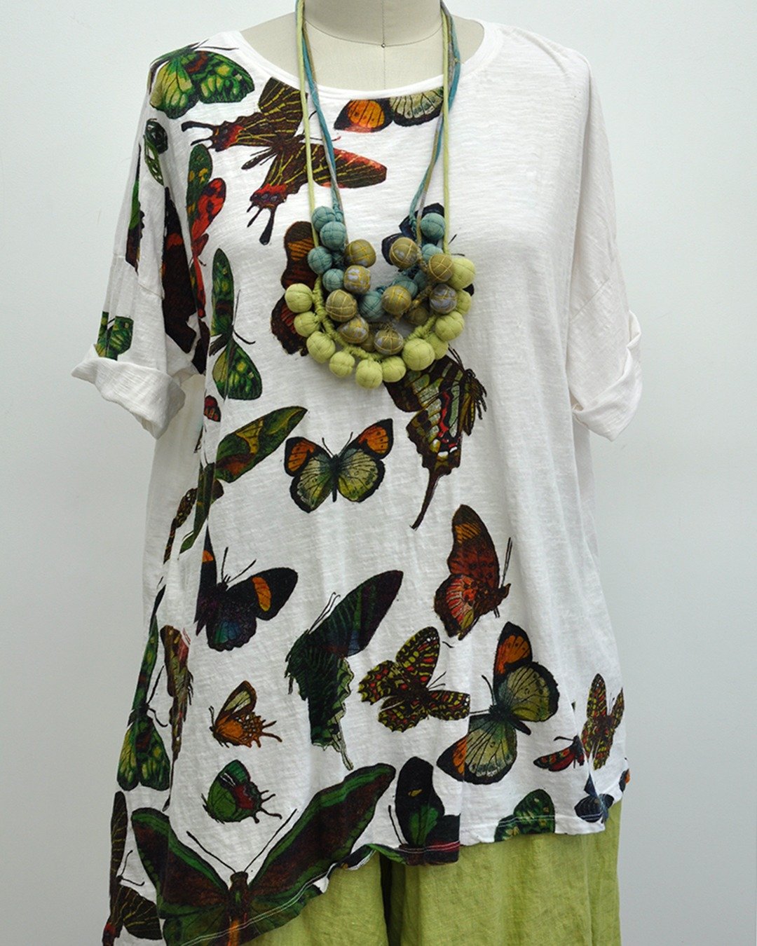 Women's Butterfly Print Casual Top