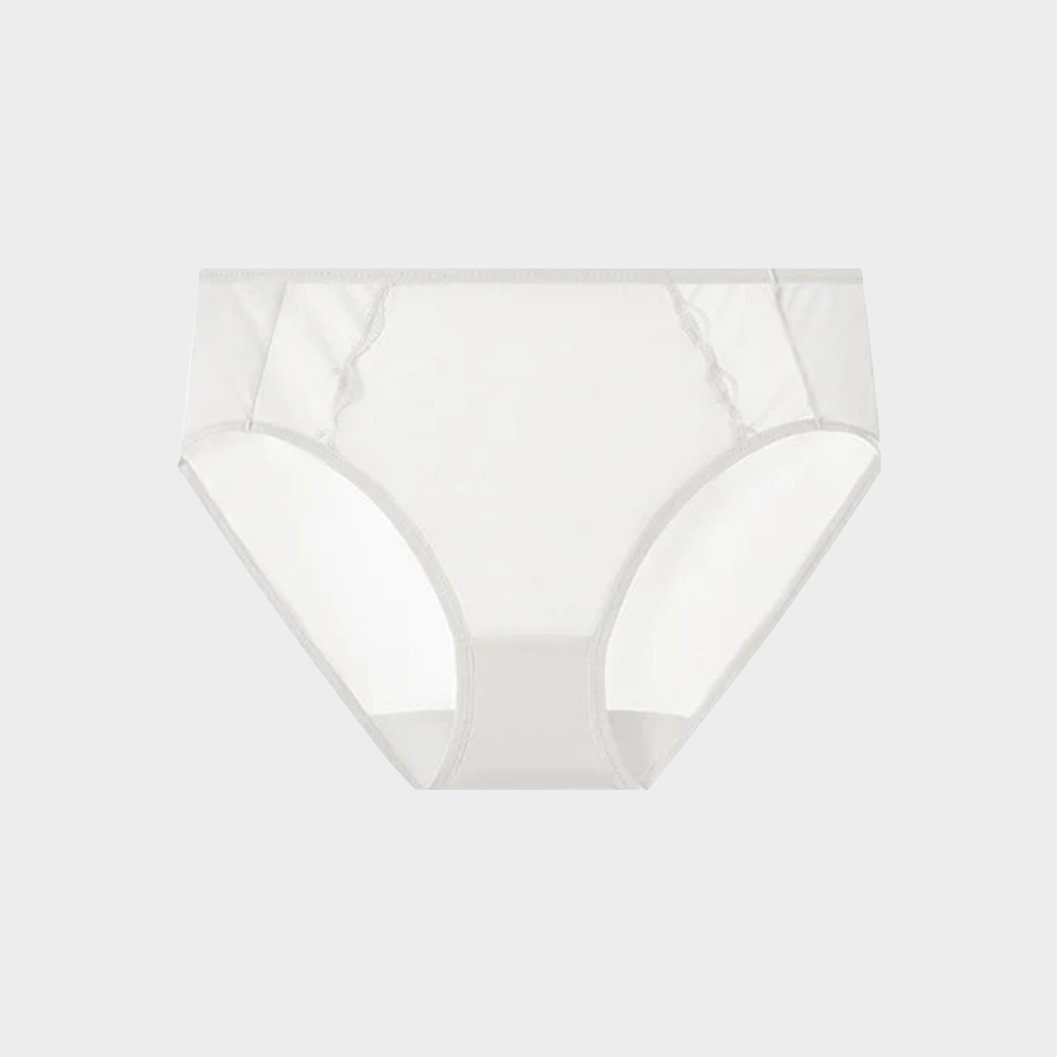 Silk and Lace Briefs Seamless Panties Mid Waisted  REAL SILK LIFE