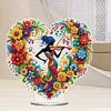 Diamond Painting Acrylic Heart Girl Diamond Painting Desktop Ornaments for Home
